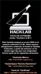 Mobile Screenshot of hacklab.espora.org