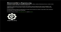 Desktop Screenshot of espora.org