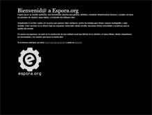 Tablet Screenshot of indy.espora.org